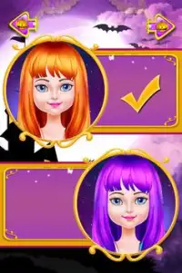 Halloween Hairdresser Fashion-Hairstyles Games Screen Shot 6