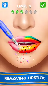 Lip Art Lipstick: Makeup games Screen Shot 0