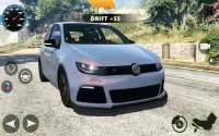 Extreme City Car Drive Simulator 2021 : VW Golf Screen Shot 3