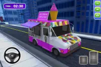 Food Truck Driver - Cafe Truck Driving Games Screen Shot 1