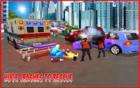रोगी वाहन बचाव शहर कर्तव्य खेल 🚑 Screen Shot 2