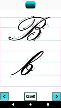 Cursive Calligraphic ABC Screen Shot 6