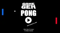Game Gen Pong Screen Shot 0