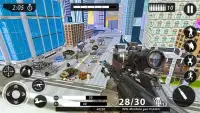 स्निपर 3 डी शूटर: शहर स्निपर नायक Screen Shot 1