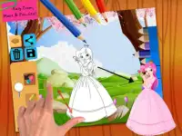 Fairy tale princess coloring Screen Shot 8