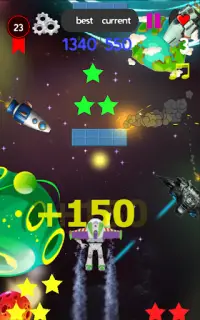 space shooter and shooting buzz Screen Shot 1