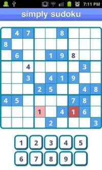 Simply Sudoku Screen Shot 1