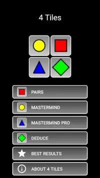4 Tiles - Pairs, Mastermind Screen Shot 0