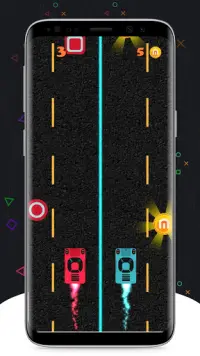 Two cars: Casual car game Screen Shot 1