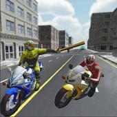 MOTO CALLE LUCHA 3D