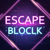 Escape Block-Neon Night Theme's slider puzzle game