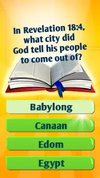 คัมภีร์ไบเบิลเกมตอบคำถาม Screen Shot 4