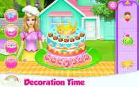 Lovely Rainbow Cake Cooking Screen Shot 13