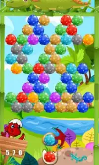 Dinosaur Bubble Shooter Screen Shot 7