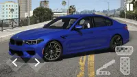 Stunt BMW M5 Parking Simulator Screen Shot 1