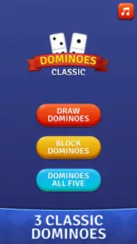 Dominoes Classic - Muggins, Domino Tile Game Screen Shot 0