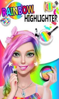Makeup Artist - Rainbow Salon Screen Shot 0