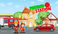 Pretend Play Fire Station Game : Town Firefighter Screen Shot 3
