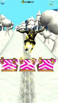 Subway Ninja Run Surf  - Escape The Snow Temple Screen Shot 1