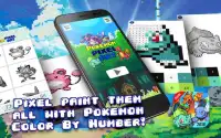 Pokemon Color By Number – Coloring Games Screen Shot 0