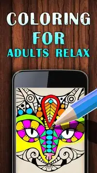 Coloring For Adults Relax Screen Shot 2