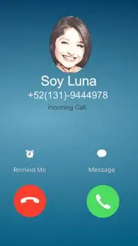 Fake Call From Soy Luna Screen Shot 1