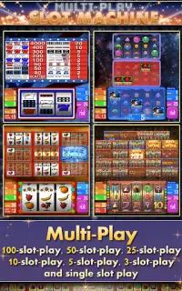 Multi Play Slot Machine Screen Shot 1