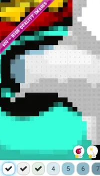 Real Impostor Crewmate Pixel Art Coloring Screen Shot 1