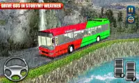 van de weg af toerist bus simulator rijden 2017 Screen Shot 1