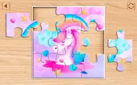 Unicorn Kids Puzzles Free Screen Shot 3