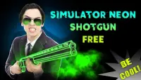 Simulador de neón Shotgun Free Screen Shot 2
