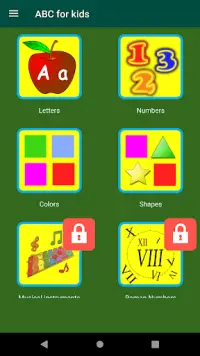 ABC Kids Learn Alphabet Game Screen Shot 0