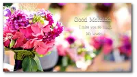 Good Morning Night flower wish Screen Shot 0