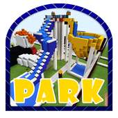 Funny Amusement Park. Map for MCPE