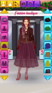 Glam Girl Fashion Shopping - Makeup and Dress-up Screen Shot 0