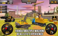 Excavator Machine Crane Sim 3D Screen Shot 1