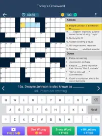 Daily Themed Crossword Puzzles Screen Shot 11