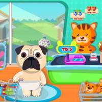 Baby Pug Supermarket: Pet Cash Register Shop