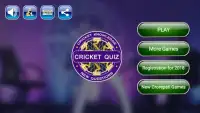 Cricket Quiz In KBC 2018 Style Screen Shot 0