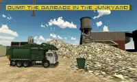Junkyard Garbage Truck Sim Screen Shot 2