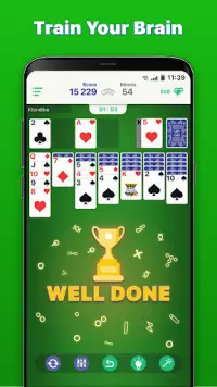 Classic Solitaire/Klondike cards game Screen Shot 3