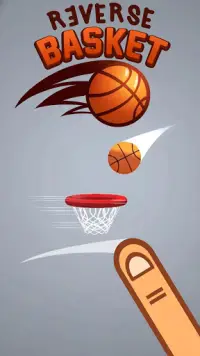 Reverse Basket: permainan basket Screen Shot 0