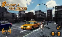 Taxi simulator City taxi driver 3D Modern Taxi Sim Screen Shot 2