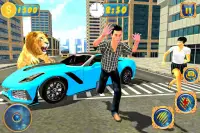 Angry Lion City Attack Simulator 2019 Screen Shot 5