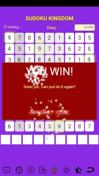 Sudoku Daily - Trò câu đố đơn giản và miễn phí Screen Shot 2