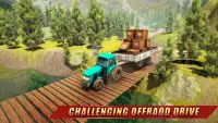 Tractor Trolley Farming Transport: Offroad Drive Screen Shot 13