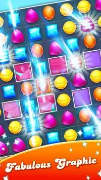 Juegos de dulces - Candy Gems Screen Shot 1