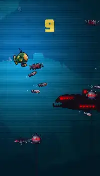 Pixel Submarine : TapTap Flappy Game Screen Shot 0
