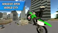 Motorbike Drive City Simulator Screen Shot 4