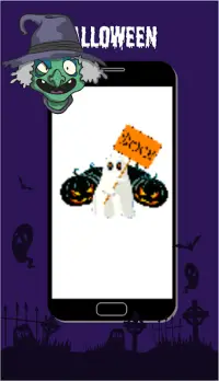 Pixel art - halloween color by number games Screen Shot 1